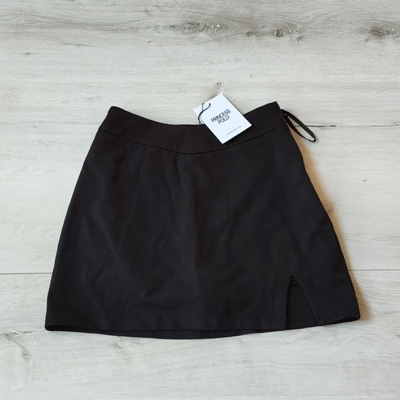 Princess Polly Ravyn Skort Black size 2 Tall New With Tags‎ - Picture 10 of 12